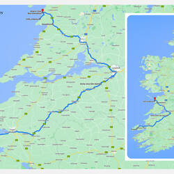 Today's route from Dingle to Doolin took us through three counties — Kerry, Limerick, and Clare.