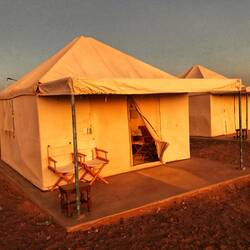 Mein Zelt im Meroe Camp