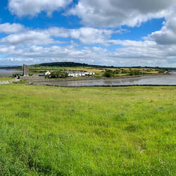 The scenery that prompted us to stop @ Shanmuckinish Castle en route to Oughterard — Ireland.