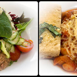 Tasty food @ Brigit's Garden Café — Rosscahill, Ireland.