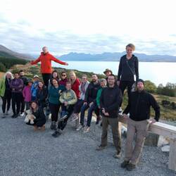 Flying Kiwi in the Southern Alps (photo credit Sam)