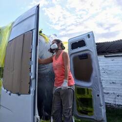 ...grundieren und lackieren...