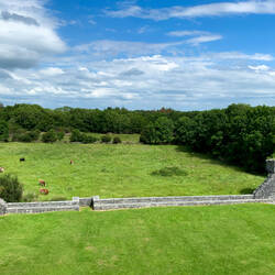 View from the banqueting hall @ Aughnanure Castle — Oughterard, Ireland.