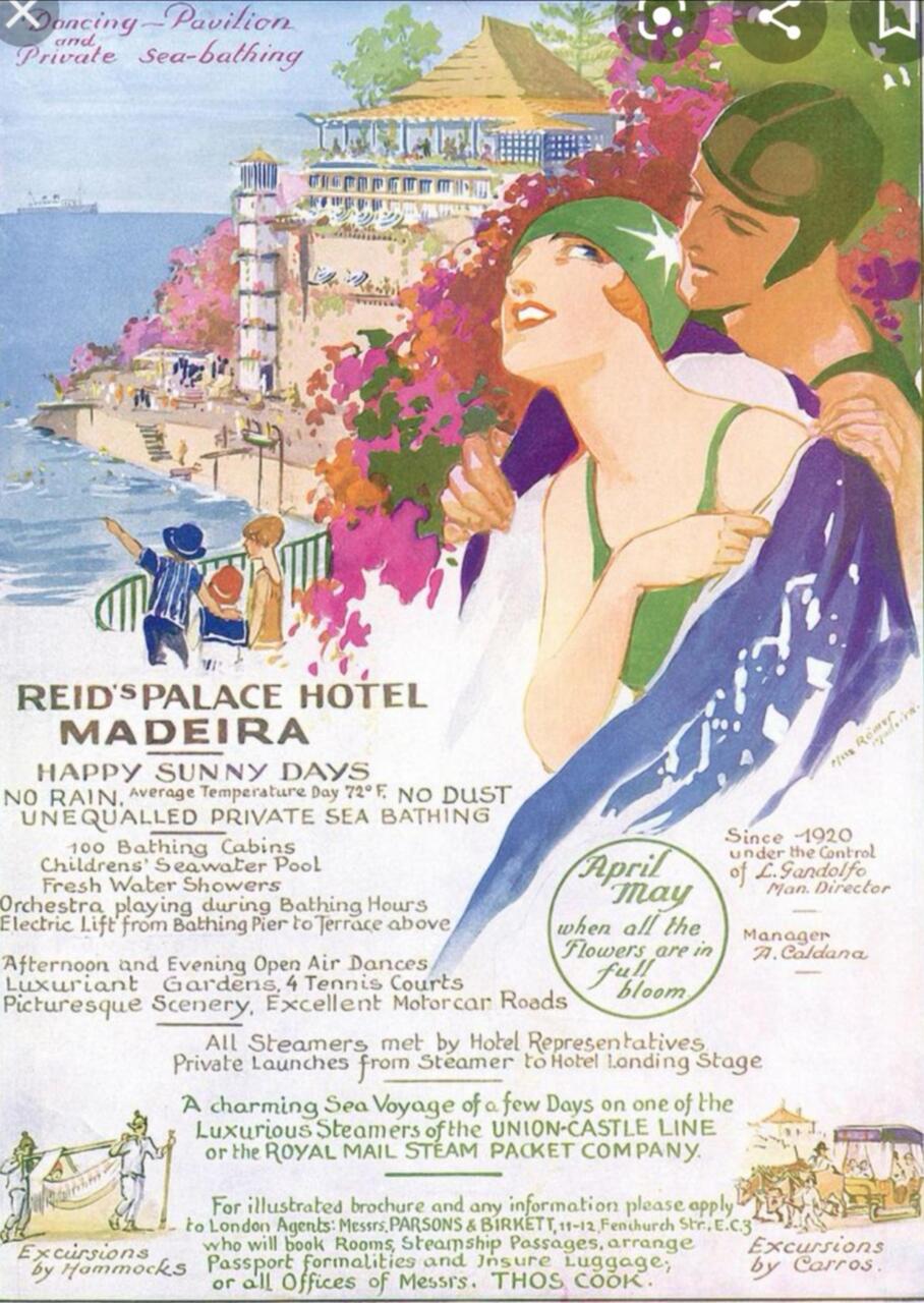 A long time ago, "Reid's Palace Hotel" was one of the best in Europe.....