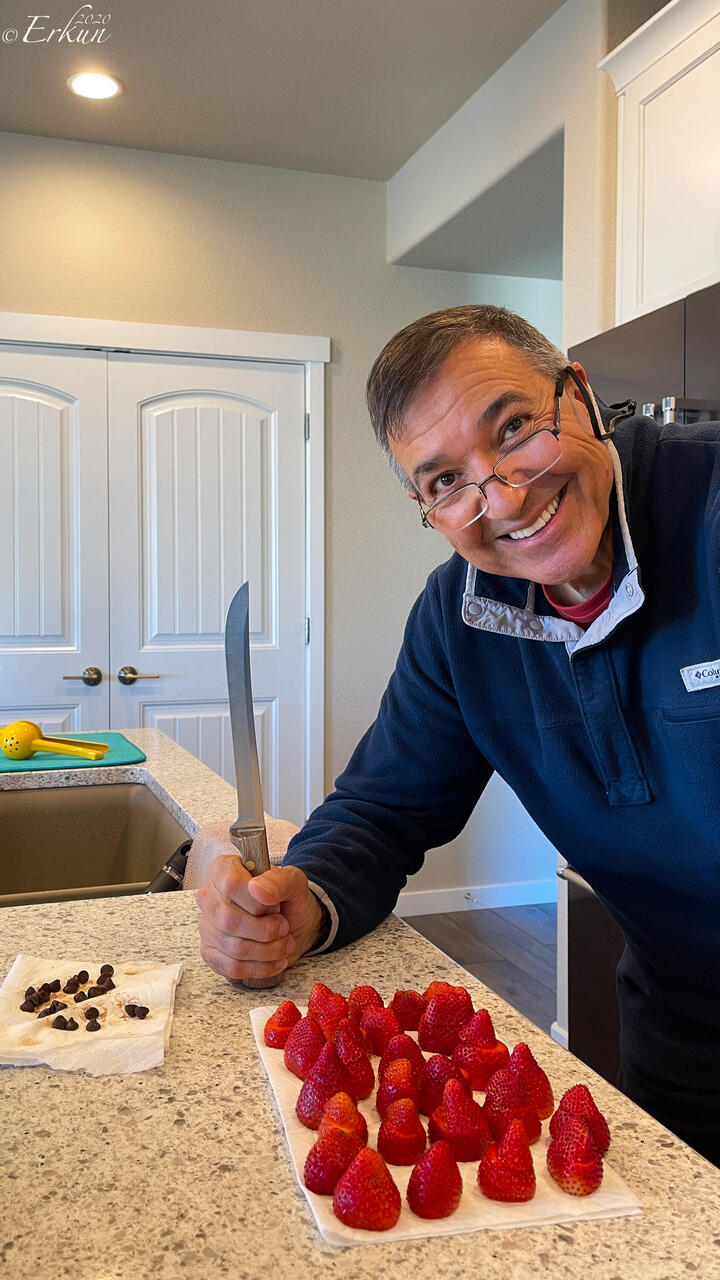 All set to make strawberry santas — Colorado Springs, CO.
