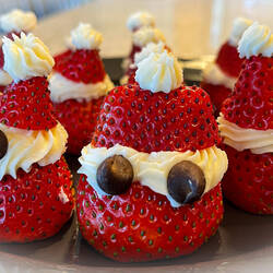 Strawberry santas! — Colorado Springs, CO.