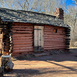 Galloway Homestead Cabin (1867-1874) — Rock Ledge Ranch ... Colorado Springs, CO.