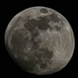 Almost a full moon on 12.27.2020