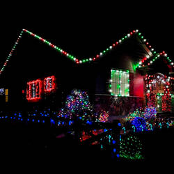 Christmas cheer in Colorado Springs, Colorado.