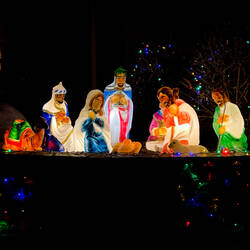 Christmas cheer in Colorado Springs, Colorado.