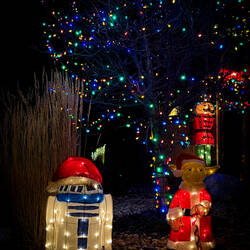 Christmas cheer in Colorado Springs, Colorado.