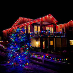 Christmas cheer in Colorado Springs, Colorado.