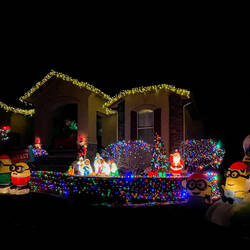 Christmas cheer in Colorado Springs, Colorado.