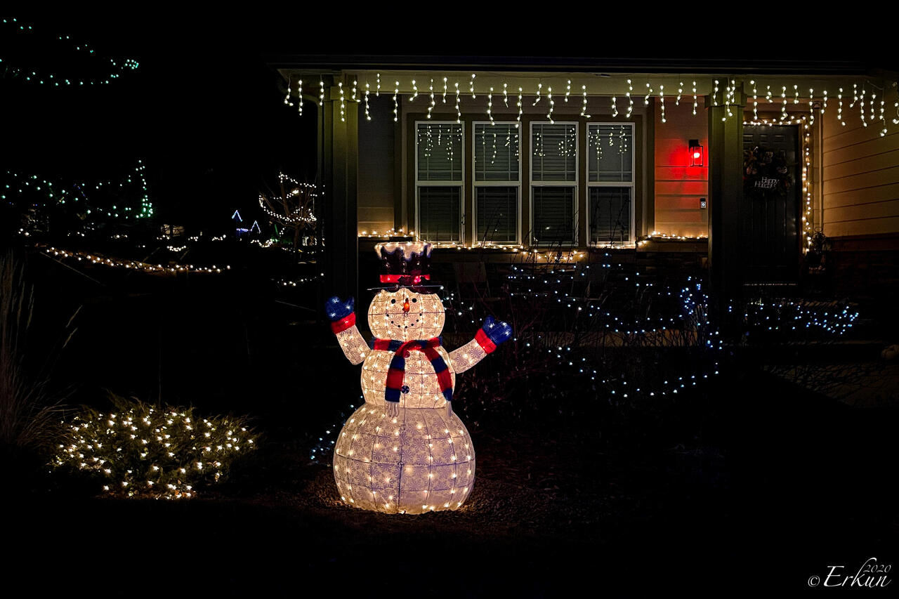 Christmas cheer in Colorado Springs, Colorado.
