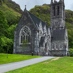 "Cathedral in Miniature" built to honor Margaret Henry ... @ Kylemore Abbey — Connamara, Ireland.