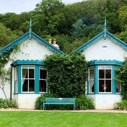 The head gardener's cottage at the Victorian Garden — Kylemore Abbey, Ireland.