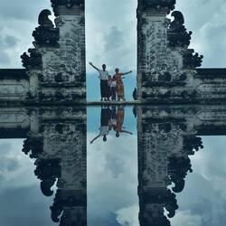 Pura Lempuyang...LA photo que tout le monde fait à Bali...hors Covid il y a 2hr de queue pour la photo...