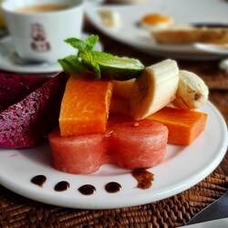 Salades de fruits tous les matins