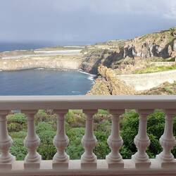 Toller Ausblick auf die Steilküste ...