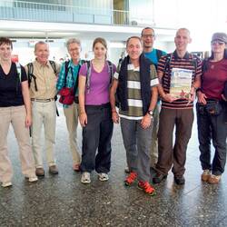 Gruppenfoto aller Reiseteilnehmer