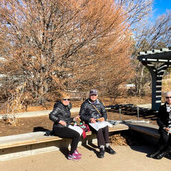 Al fresco dining with Sonia & Boris @ the Denver Botanic Gardens — Denver, CO.