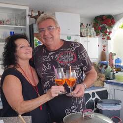 Unsere Gastgeber Ana-Maria und Franz