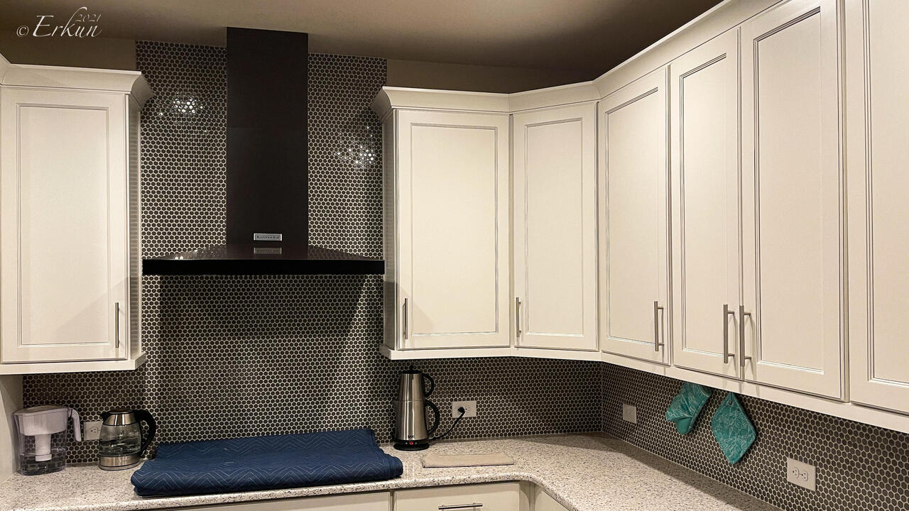The original look of the kitchen cabinets — Colorado Springs, CO.
