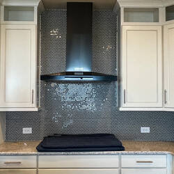 I especially like the finished look around the penny-tile backsplash — Colorado Springs, CO.