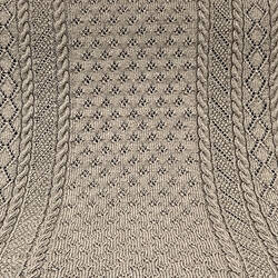 A closer look at the pattern ... the variety made the knitting more fun — Colorado Springs, CO.