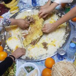 I don't know how many platters were served.