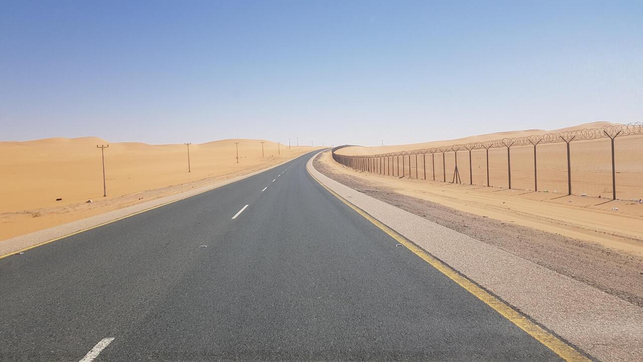 Along the Yemeni border.