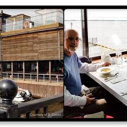Lunch @ Paratov ... shared a table with the Sweets (Star doing the photography honors — Arkhangelsk.
