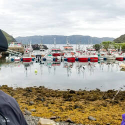 A "we are in Kamoyvær selfie" — Kamoyvær, Norway.