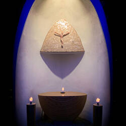 St Johannes Kapell ... in the Visitor Hall Tunnel — Nordkapp, Norway.