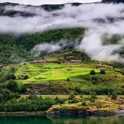 We visited the Otternes Farm Museum on the hilltop in 2017 — Aurlandsfjorden, Norway.