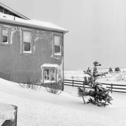 The wind blew most of the accumulation towards our neighbor — Colorado Springs, CO.