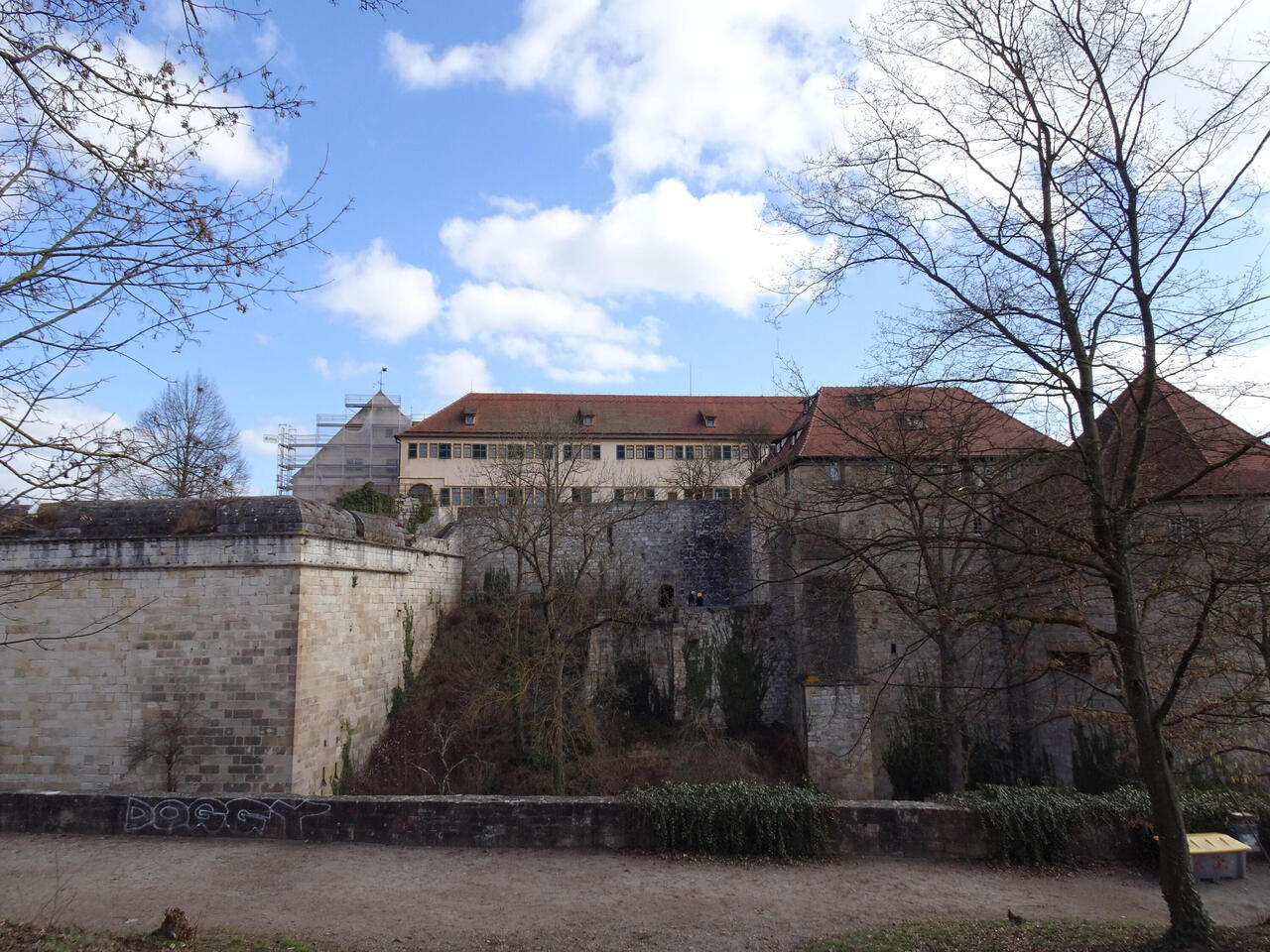 Blick auf Schloß Hohentübingen
