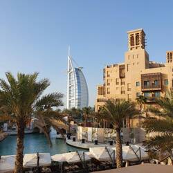 Der Souk ist direkt neben dem Burj Al Arab