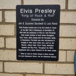 MCGTTX Stop #16, Elvis Cutout Mural, Gladewater