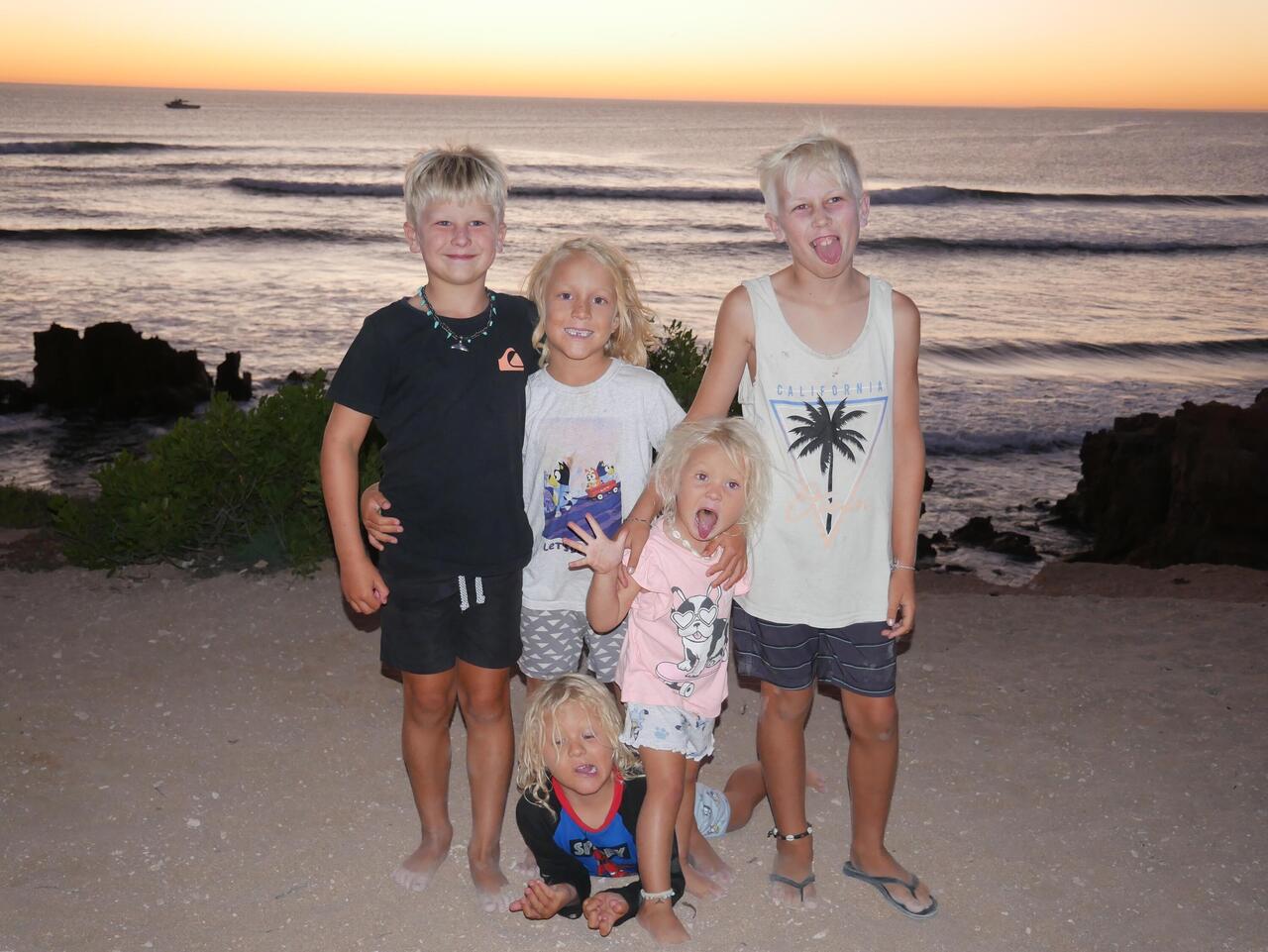 Lachie, Bodie, Brax, Ocean, Reef