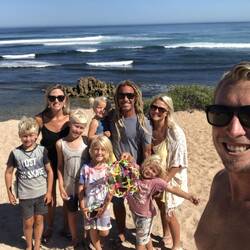 Howie, Kelly and the kids Bodie, Reef and Ocean