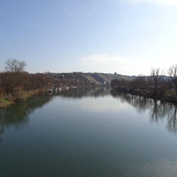 Neckar bei Stuttgart-Münster