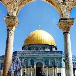 The al-Agsa-Mosque at the Temple Mount!