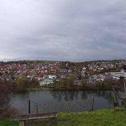 Blick auf Mundelsheim
