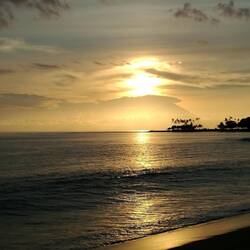 Blick auf Bali