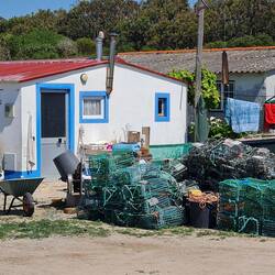 I thought these tiny houses only exist in South Africa. Fishing village