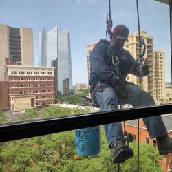 He came from above just after 13:00