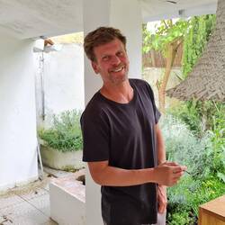 Markus Müller. Met him in an alley after a day of rain. He then turned my birthday into a real birthday and in