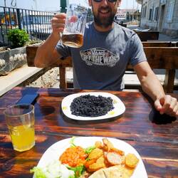 Croatia's Signature Dish - Black Risotto (Squid & Squid Ink)