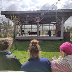 Na dann eben Outdoor Bühne 🎭